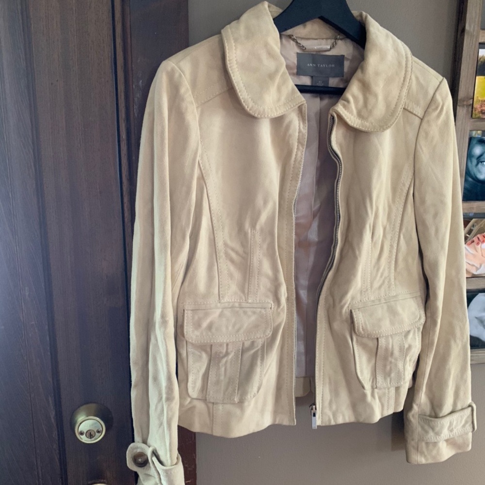 Leather jacket by Ann Taylor, unworn vintage ⛓⛓
